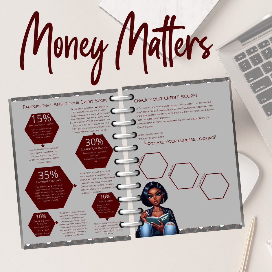 The Money Matters Journal:  Your Ultimate Budgeting Journal